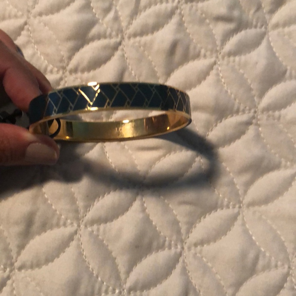 J. Crew bracelet, NWT, teal and gold - Picture 3 of 3